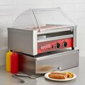 Avantco 24 Hot Dog Roller Grill with Sneeze Guard and 64 Bun Cabinet 177RG24KIT1